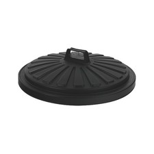 Addis Dustbin Lid Round 90 Litre Black 0766MOB - 0766 MOB