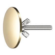 Kitchen Sink Plug Zinc Alloy Faucet Hole Cover Champagne Gold