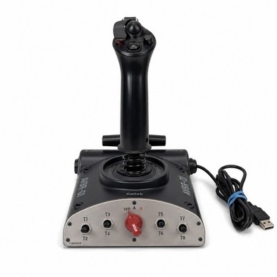 Saitek AV8R-01 Flight Stick Joystick with Throttle Control