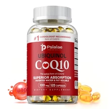 Ubiquinol CoQ10 100mg-Heart Health,Antioxidant Support,Increase Energy & Stamina