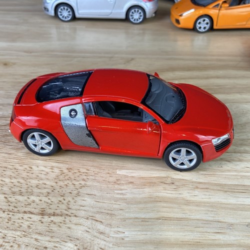 1:32 Kinsmart 2008 Audi TT Coupe Lamborghini Audi R8 Ford Gt Astro Van Lot Of 5 - Picture 9 of 24