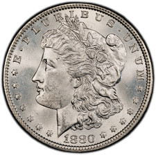 1880-P PCGS Genuine UNC Details Morgan Dollar | Limited Edition 40th Anniversary