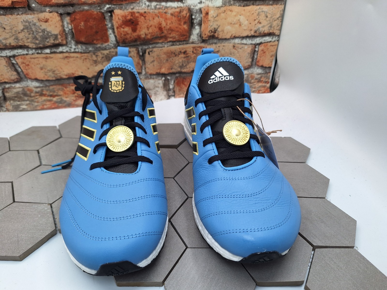 Men Sz 12 UltraBoost x Copa World Cup Argentina Fbc Shoe Light Blue Soccer Fifa thumbnail 5