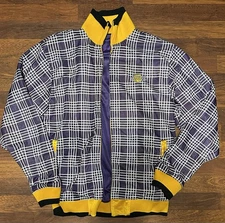 UNK NBA Los Angeles Lakers Men’s Full Zip Up Reversible Jacket Blue Label Size M