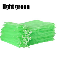 100pcs Large Grape Fruit Protection Bags With Drawstring Gardening Netting Cover