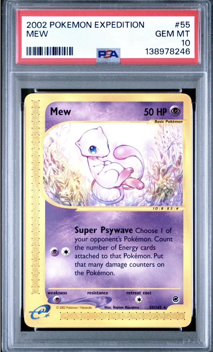 Mew Pokémon TCG Expedition Base Set Individual Collectible Card