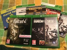 ‼️ Fallout 4 & Tom Clancy’s Rainbow Six Siege Xbox One Game Bundle inc extras