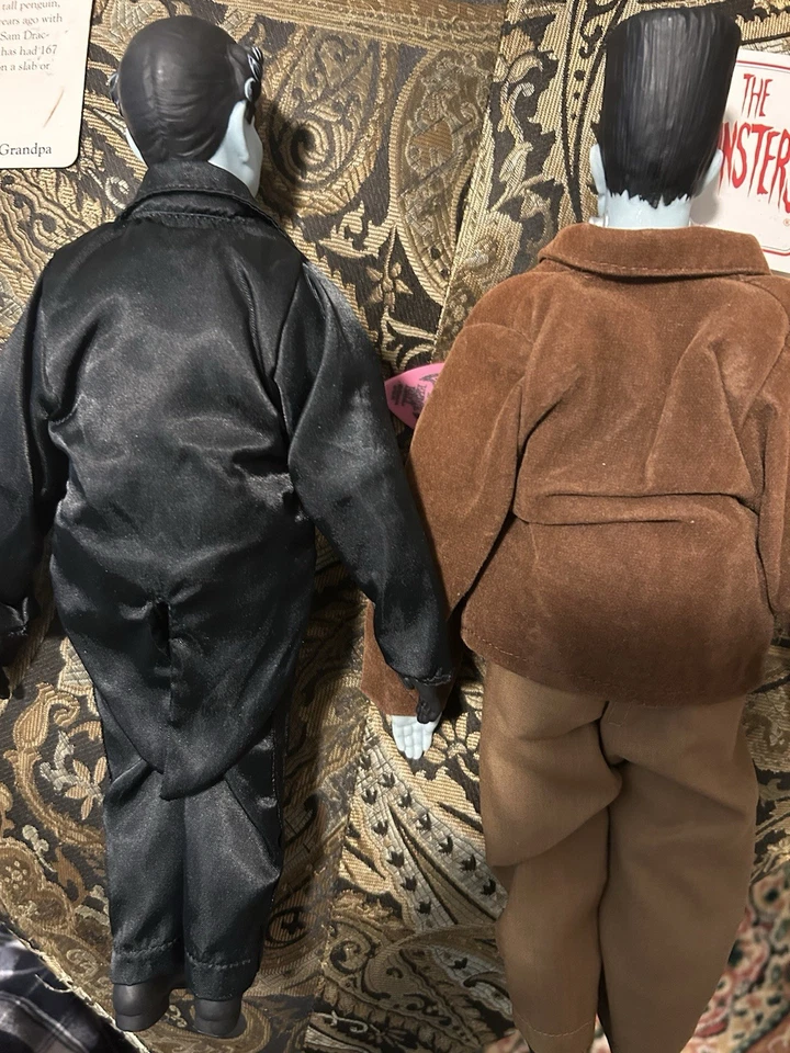 Vintage HERMAN MUNSTER And Grandpa Munster Hamilton Dolls With Tags - Image 4 of 4