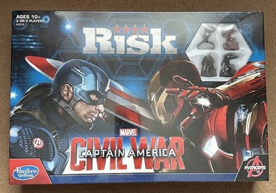 Marvel Captain America Bürgerkrieg Risiko Hasbro Brettspiel 2015 Neu und versiegelt 