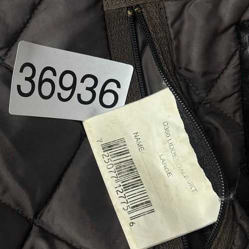 Barbour Jacket Adult Large Brown Quilted Country Field Coat Hunting Mens - Picture 7 of 10