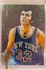 Jerry Lucas #3 Art Card Limited 21/50 Edward Vela Signed (New York Knicks)