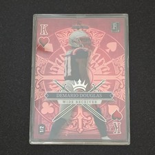 Wild Card 5 Card Draw Demario Douglas Rookie King of Hearts Serial 1/2