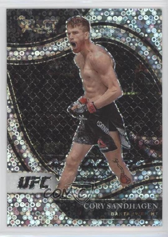 2021 Panini Select UFC Octagonside Disco Prizm Cory Sandhagen #204 03rx