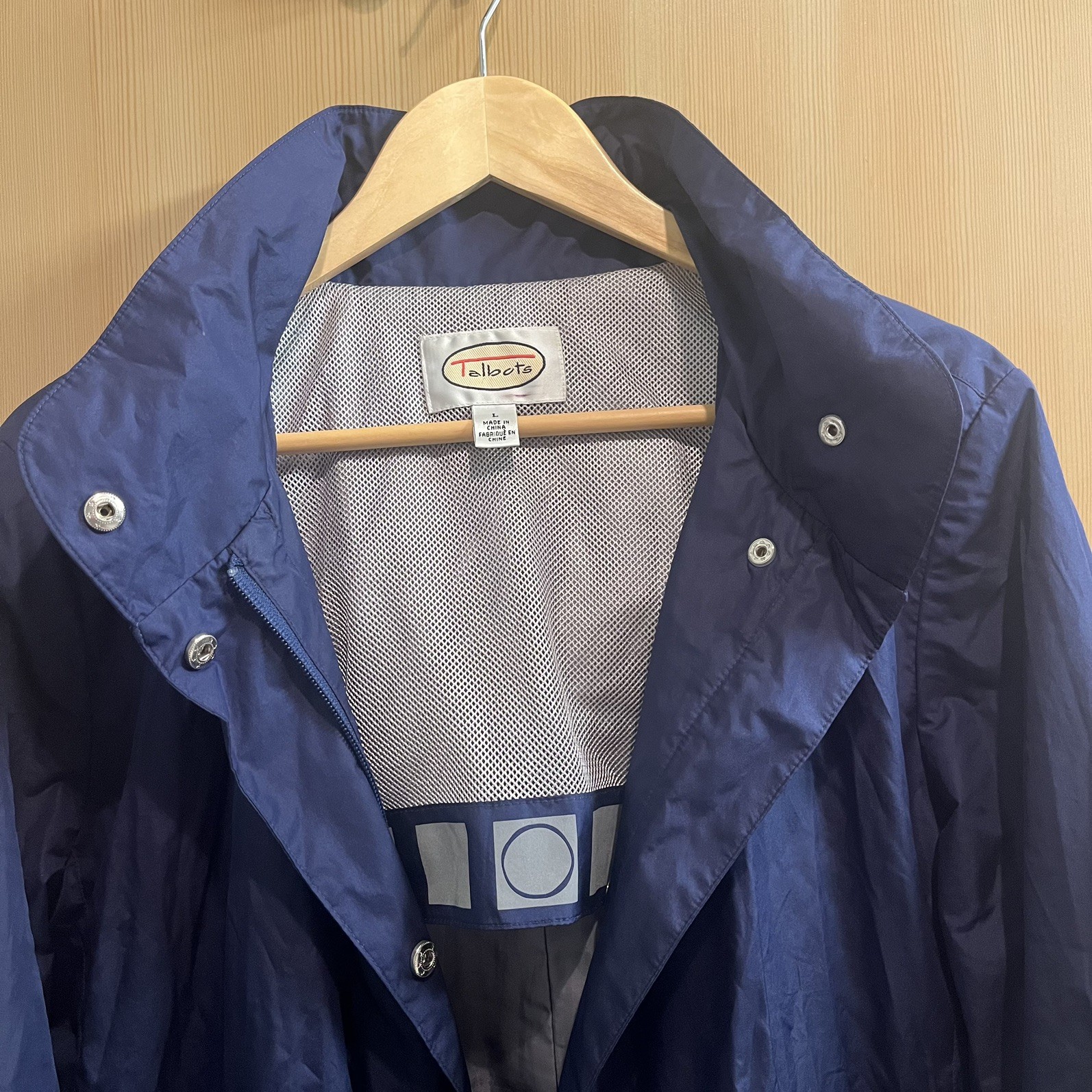 Talbots Softshell Jacket Snap Front Full Zip Hide… - image 4