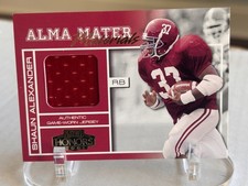 2001 Playoff Honors - Alma Mater Materials Shaun Alexander #AM-1 (MEM) Alabama