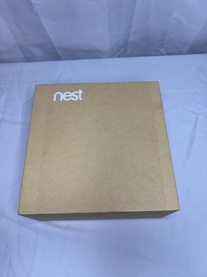 Google Nest Learning Thermostat 2nd Gen Stainless Steel T200577 w/ Base & Tools