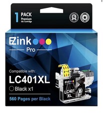 LC401 Black Ink Cartridges Compatible Replacement