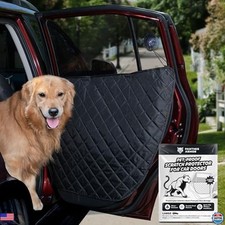 Dog Car Door Protector - Quilted Anti-Scratch Liner for SUVs, Large Size 33.5"