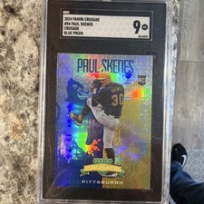 Panini 2024 Crusade Blue Prizm Rookie #84 Paul Skenes SGC 9 Pittsburgh Pirates