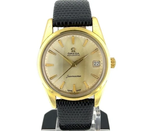 1961 Omega Seamaster Automatic Two-Tone Gold Steel Cal. 562 Watch 14701 61-SC