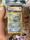 Pokemon Card Base Set 1st Edition Shadowless Poliwag 59/102 CGC 9- Mint