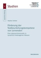 Stephan Schicker | FöRderung Der Textbeurteilungskompetenz Von Lernenden | Buch