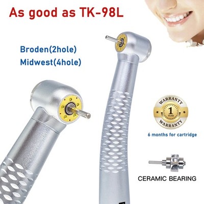 OLED 5 Light LED E-Generator Dental High Speed Fiber Optic Handpiece 2/4Hole AZ - Foto 9