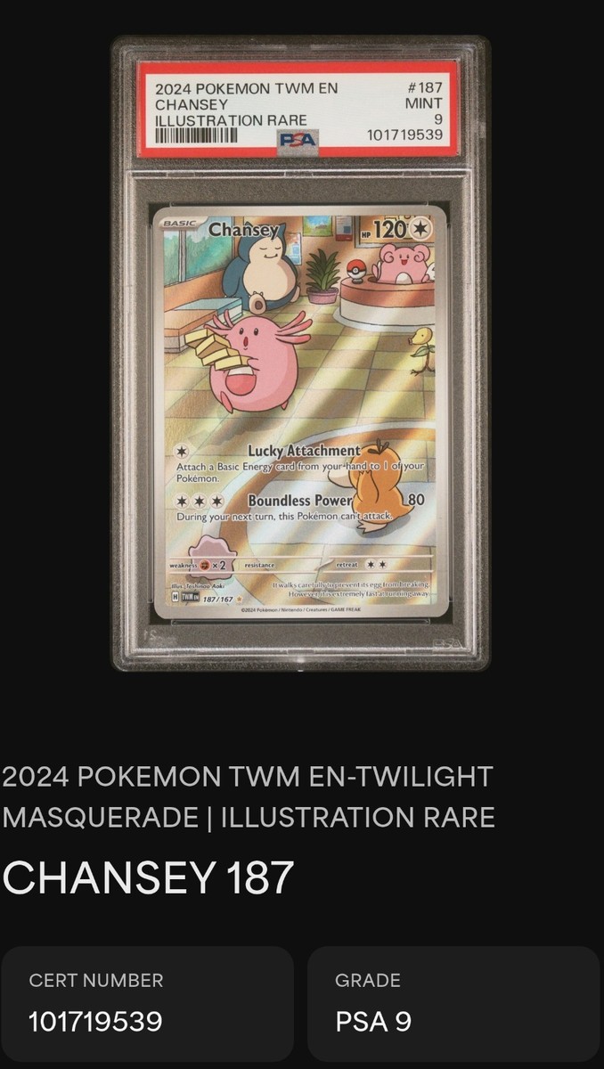 Chansey 187/167 Sv06: Twilight Masquerade Holo for sale online | eBay