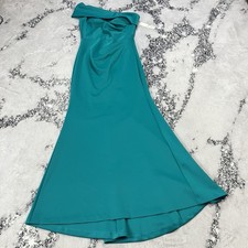 Eliza J Strapless Teal Maxi Gown Size 6 NWT Formal Bridesmaid Evening Dress