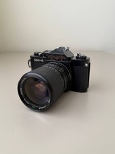 Chinon CM-4 Vintage SLR 35mm Film Camera w/Zoom 35-70mm f/3.5-4.5 Lens WORKS