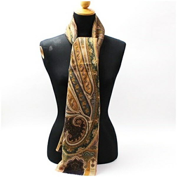 Authentic Etro wool and silk rectangular large st… - image 2