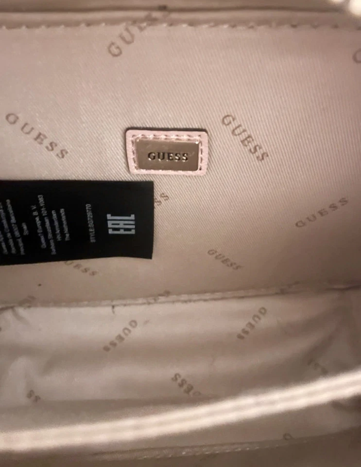 Bolso de hombro Guess rosa chipriota dorado - Imagen 4 de 4