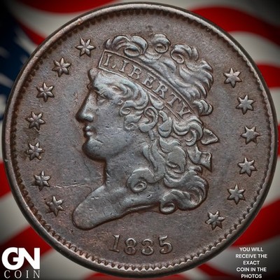 1835 Classic Head Half Cent B3243 | eBay
