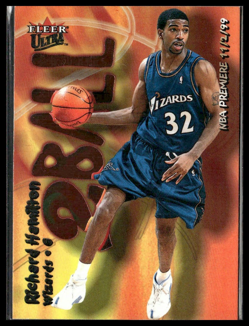 2000-01 Ultra #15 TB Richard Hamilton Two Ball