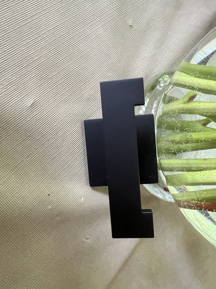 Gancho doble bata California Faucets negro mate - 77-DRH-MBLK negro mate NUEVO Foto 3 de 4