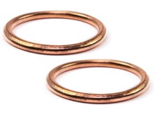 Auspuff Krümmer Dichtung Set 2 Stück für Kawasaki GPZ EN ER KE KLE KH ZZR ZRX