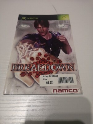 Breakdown - XBOX CLASSIC Spielanleitung Booklet