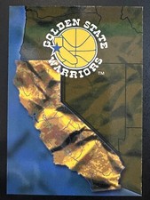 1994-95 NBA Hoops Golden State Warriors Team Logo Basketball Card Skybox #399