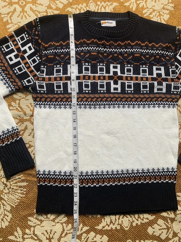 Vintage 1950’s Men’s M  Damn Fine Puritan Sweater - Image 4 of 4