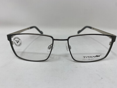 Titanflex 827017 Men's Eyeglasses Frame 52-17-140 Gunmetal # 999265