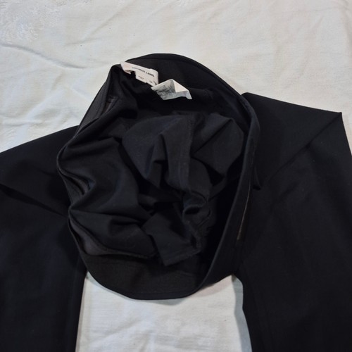 Helmut Lang Leggings Black with Leather Panels B06HW223 Medium TALL Excellent 30 - Picture 13 of 17