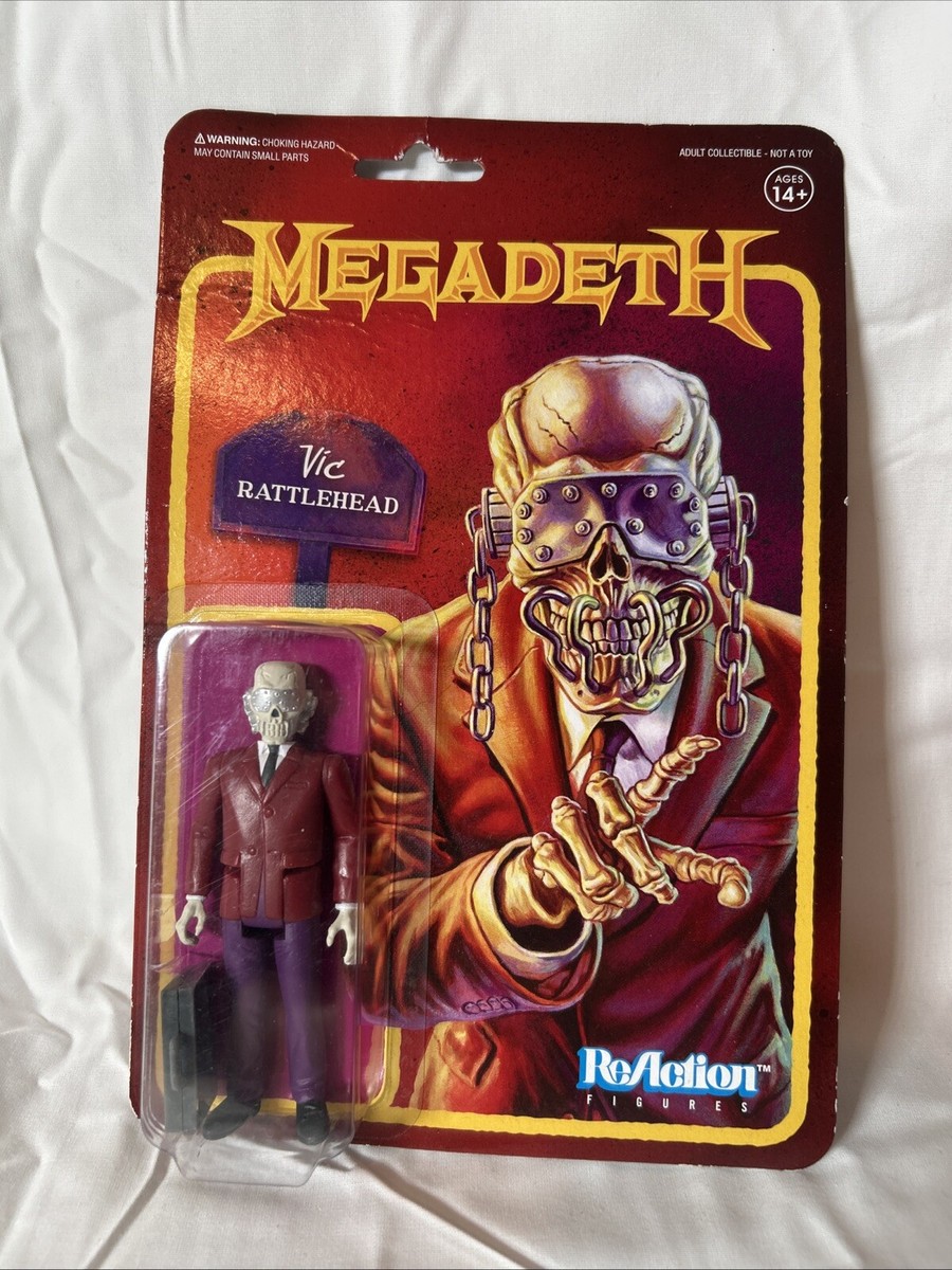 MEGADETH Vic Rattlehead ReAction Figure Original Limited
