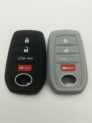 2*Silicone Fob Remote Key Cover for 2022 2023 2024 Toyota Venza Tundra TACOMA