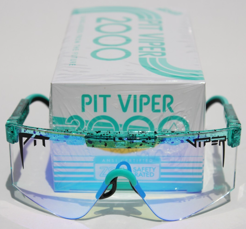 Gafas de sol/gafas de seguridad PIT VIPER The Baja Blaster años 2000 ANSI Z87+ NUEVAS - Imagen 11 de 12