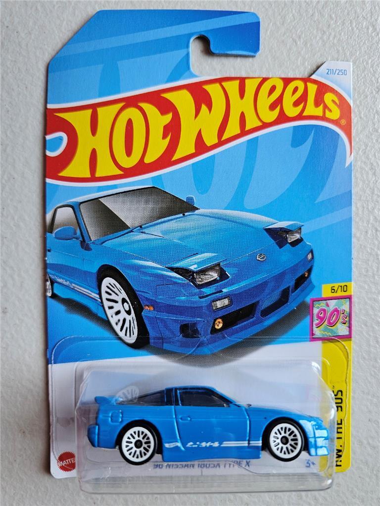 2024 Hot Wheels 211/250 HTB08 96 Nissan 180SX Type X, HW 2024 Hot Wheels 211/250 HTB08 96 Nissan 180SX Type X, HW