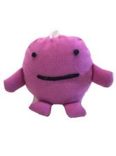 Vintage 1997 Bandai Tamagotchi Original Bean Pets Plush Pink 4"