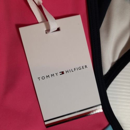 Tommy Hilfiger Womens One Piece Swimsuit Bathing Suit Swimwear Flag Logo NWT XS - Picture 7 of 7