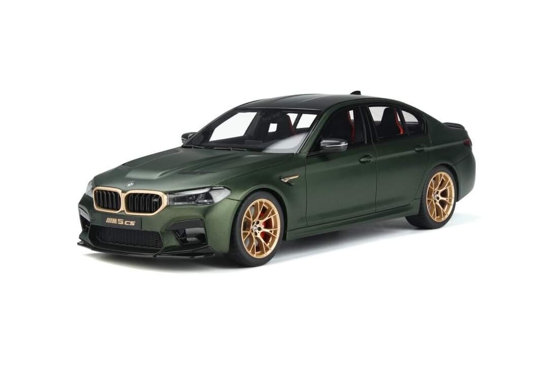 1/18 BMW M5 CS 5 Series (F90) Frozen Deep Green Resin Model by GT Spirit  GT372