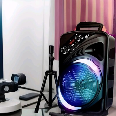 bluetooth speaker TOP TECH With(Bonus Stand & microphone)Rechargeable Super Bass