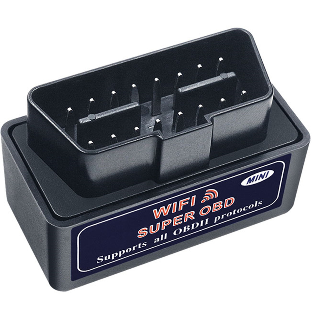 OBDII OBD2 WIFI Android Auto Scan Car Diagnostic Scanner Testing Tool Super V1.5-image